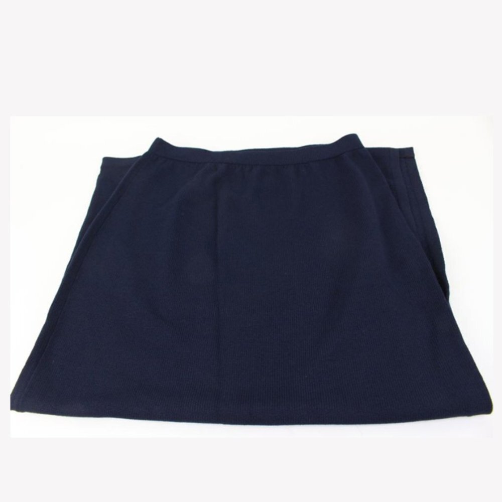 St. John Medium Navy Skirt s331st34